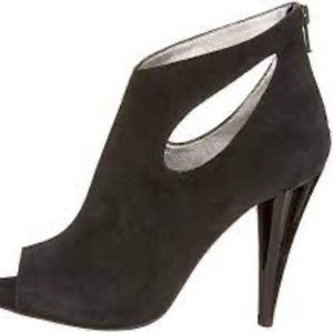 7 For All Mankind Neely Zip Peep Toe Bootie Size … - image 1